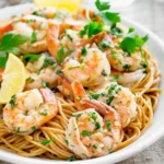 Quick Garlic Shrimp with Lemon and Parsley