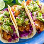 Grilled Shrimp Tacos with Avocado Salsa