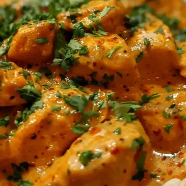 Creamy Slow Cooker Butter Chicken