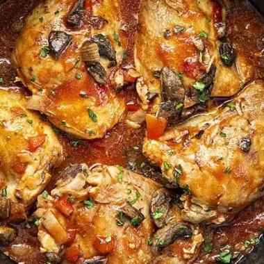 Slow Cooker Chicken Cacciatore
