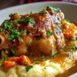 Tender Braised Chicken Thigh Osso Bucco