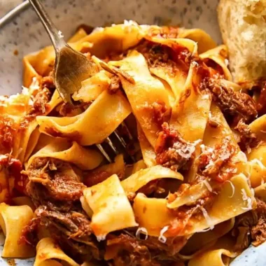 Slow Cooker Italian Beef Ragu