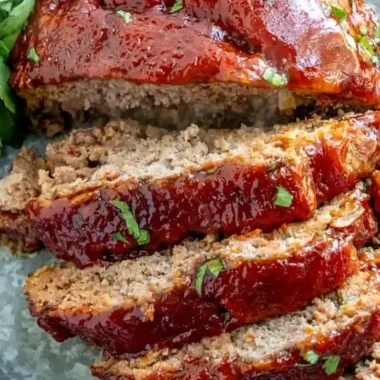 Slow Cooker Meatloaf with Tangy Glaze