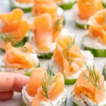 Smoked Salmon Cucumber Bites
