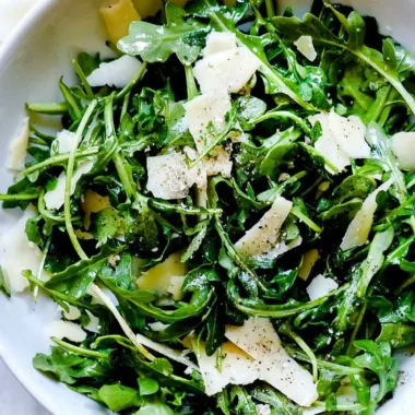 Arugula Salad with Shaved Parmesan