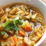 Spicy Cabbage Detox Soup