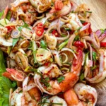 Authentic Thai Spicy Shrimp Salad (Pla Goong)