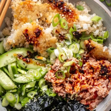 Crispy Rice Spicy Tuna Sushi Bowls
