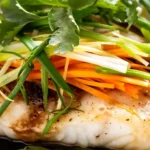 Steamed Fish with Ginger and Soy Sauce