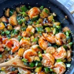 Shrimp and Zucchini Stir Fry with Maple Teriyaki