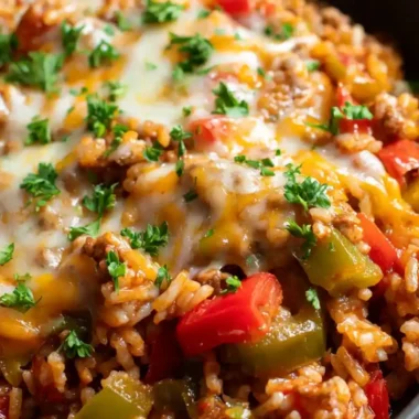 Easy One-Pan Stuffed Pepper Casserole