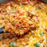 One Pan Stuffed Pepper Casserole