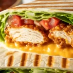 Sweet Chili Crispy Chicken Wraps