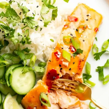 Baked Sweet Chili Salmon