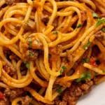One-Pan Taco Spaghetti