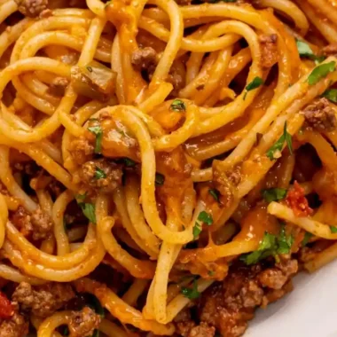 One-Pan Taco Spaghetti