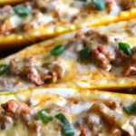 Turkey Taco Stuffed Summer Squash Boats
