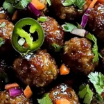 Savory Banh Mi Meatballs: A Quick Taste of Vietnam