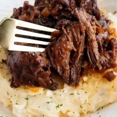 Slow Cooker Tender BBQ Beef Roast