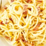 Creamy Beef Bacon Carbonara