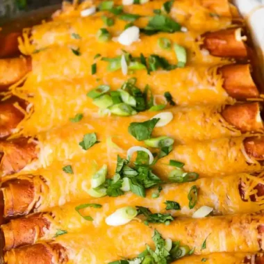 Tender Shredded Beef Enchiladas