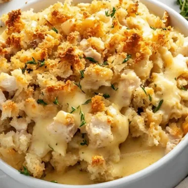 Creamy Chicken and Stuffing Casserole