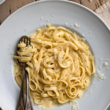 Authentic Butter and Parmesan Fettuccine