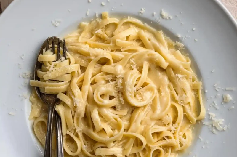 Authentic Butter and Parmesan Fettuccine