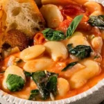 Tomato Basil Butter Beans