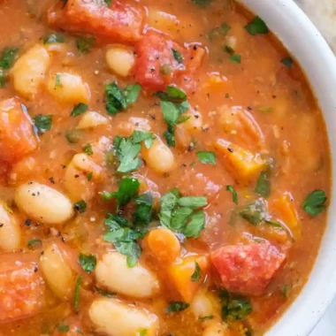 White Bean Tomato Soup