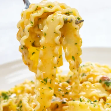 Tomato Butter Mafaldine with Gremolata