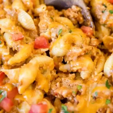 Creamy Turkey Taco Pasta