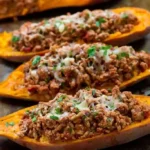 Turkey Taco Stuffed Sweet Potatoes