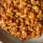 Hearty Vegan Cheeseburger Macaroni
