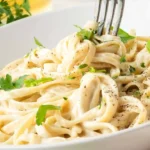 Creamy Cashew Vegan Fettuccine Alfredo