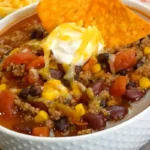 Hearty Beef Taco Soup