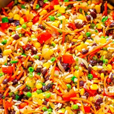 Very Veggie Rice and Beans