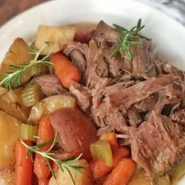 Savory Slow Cooker Pot Roast with Seasoning Packets