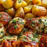 One-Pan Garlic Parmesan Chicken and Potatoes