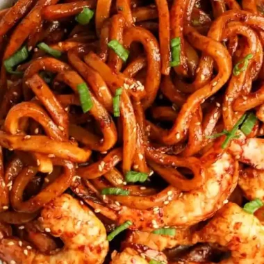 Easy 15-min. Chili Garlic Shrimp Noodles
