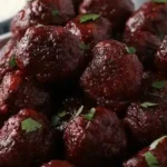 Easy Slow Cooker Sweet and Savory Meatballs