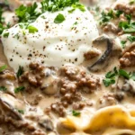 30-Minute Ground Beef Stroganoff