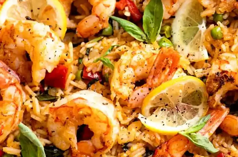 Quick One-Pot Prawn and Rice