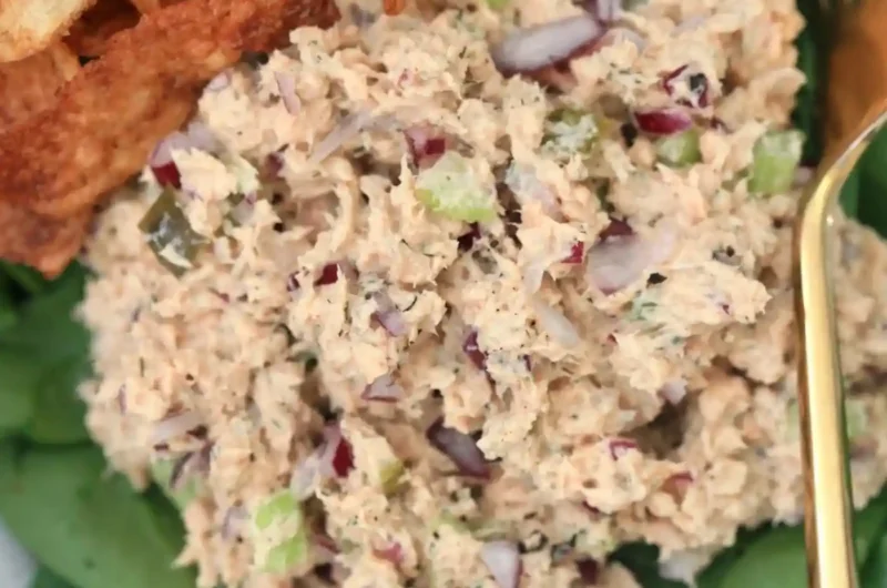 Creamy Greek Yogurt Salmon Salad