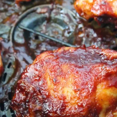 Air Fryer BBQ Chicken Thighs
