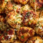 Crispy Air Fryer Garlic Parmesan Chicken Bites