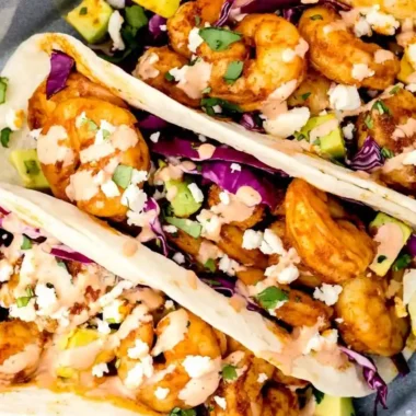 Quick Air Fryer Shrimp Tacos