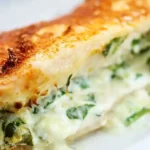 Air Fryer Creamy Spinach Stuffed Chicken