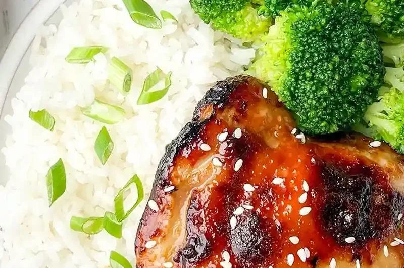 Crispy Air Fryer Teriyaki Chicken Thighs