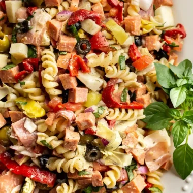 Hearty Italian Antipasto Pasta Salad